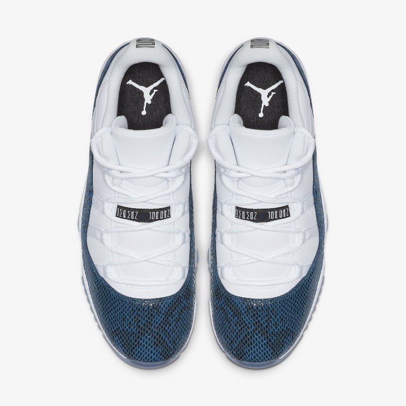 Jordan 11 retro blue snakeskin best sale